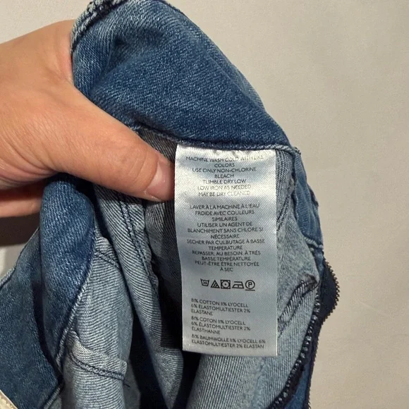 Maeve The Colette Crop High-Rise Wide-Leg Jeans Blue Algae Wash Size 29 - Picture 12 of 12